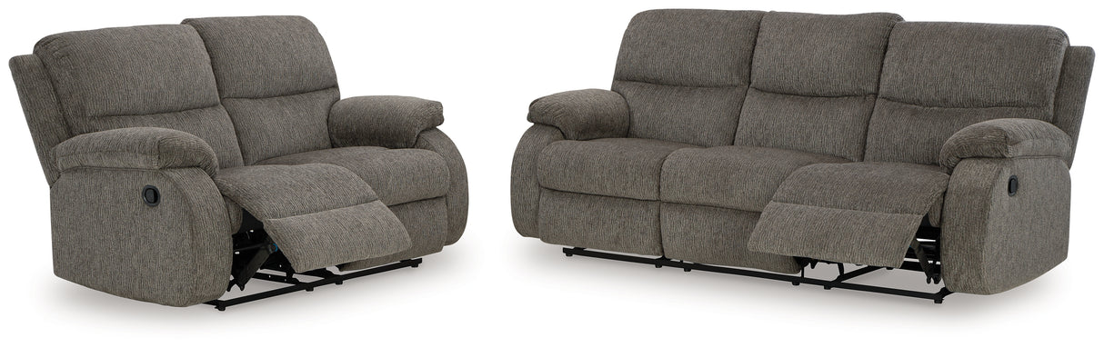Scranto 2-Piece Sofa and Loveseat (Reclining Sofa, Reclining Loveseat)