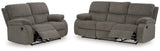 Scranto 2-Piece Sofa and Loveseat (Reclining Sofa, Reclining Loveseat)
