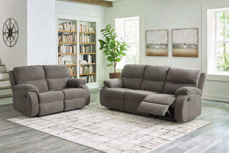 Scranto 2-Piece Sofa and Loveseat (Reclining Sofa, Reclining Loveseat)