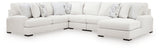 Misty-Lakes Sectional with Chaise (Configuration: 5-Piece (Right-Arm Facing Corner Chaise, 2 Armless Chairs, Left-Arm Facing Loveseat, Wedge))