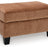 Amity Bay Ottoman (Color: Clay)