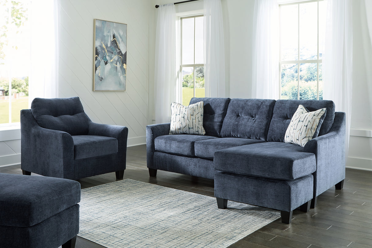Amity Bay 3-Piece Sofa Chaise, Chair, and Ottoman (Sofa Chaise, Chair, Ottoman)