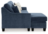Amity Bay Queen Sofa Chaise Sleeper (Color: Ink)