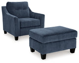 Amity Bay 3-Piece Sofa Chaise, Chair, and Ottoman (Sofa Chaise, Chair, Ottoman)