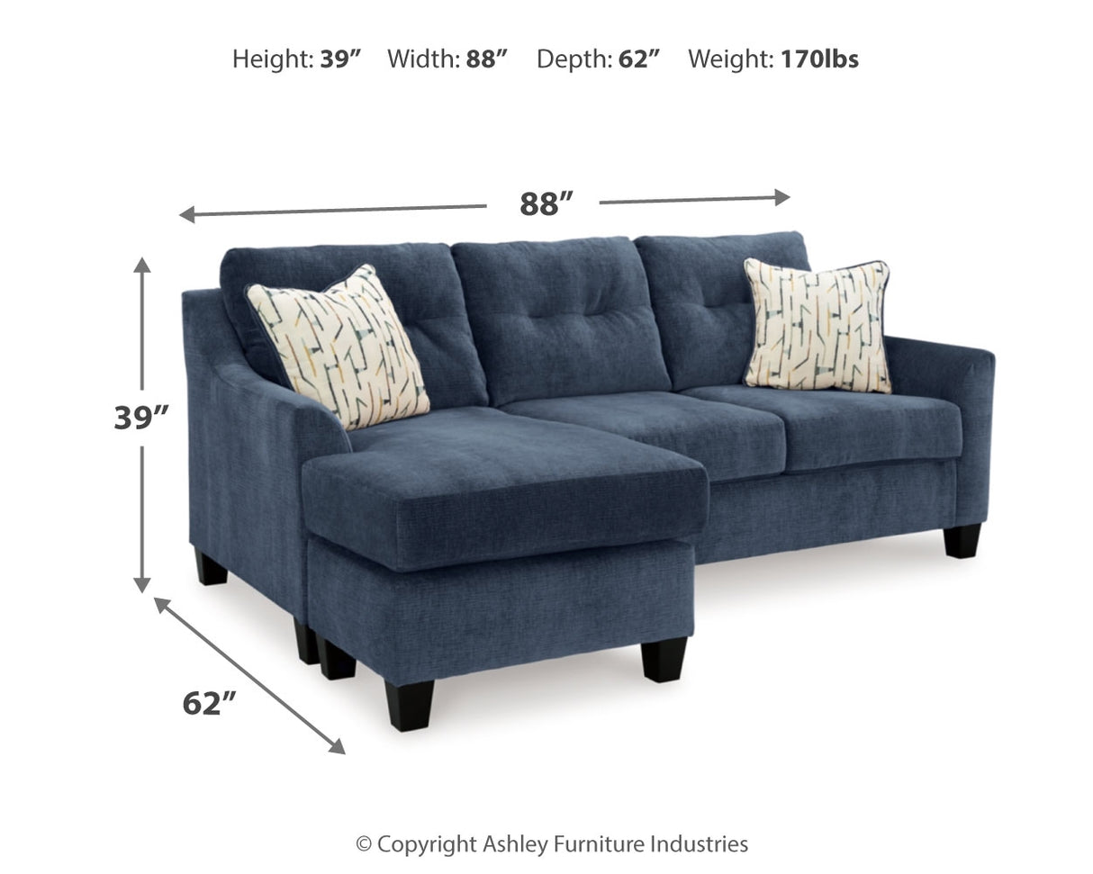 Amity Bay 3-Piece Sofa Chaise, Chair, and Ottoman (Sofa Chaise, Chair, Ottoman)
