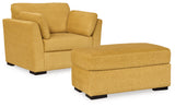 Keerwick 4-Piece Sofa, Loveseat, Chair and Ottoman (Sofa, Loveseat, Oversized Chair, Ottoman)