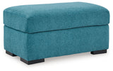 Keerwick Ottoman (Color: Teal)