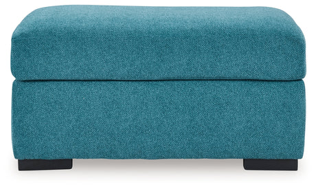 Keerwick Ottoman (Color: Teal)
