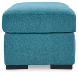 Keerwick Ottoman (Color: Teal)