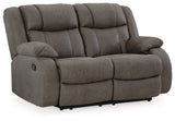 First Base 3-Piece Sofa, Loveseat and Recliner (Reclining Sofa, Reclining Loveseat, Recliner)
