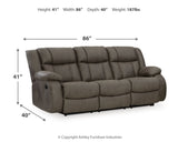 First Base 3-Piece Sofa, Loveseat and Recliner (Reclining Sofa, Reclining Loveseat, Recliner)