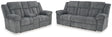 Tip-Off 2-Piece Sofa and Loveseat (Power Reclining Sofa, Power Reclining Loveseat)
