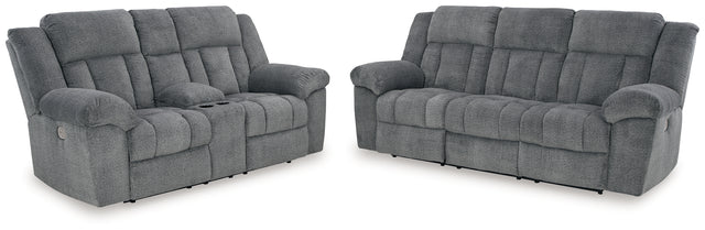 Tip-Off 2-Piece Sofa and Loveseat (Power Reclining Sofa, Power Reclining Loveseat)