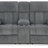 Tip-Off Power Reclining Loveseat (Color: Slate)
