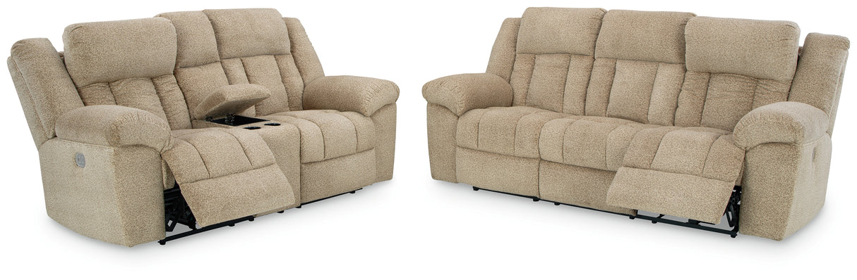 Tip-Off 2-Piece Sofa and Loveseat (Power Reclining Sofa, Power Reclining Loveseat)