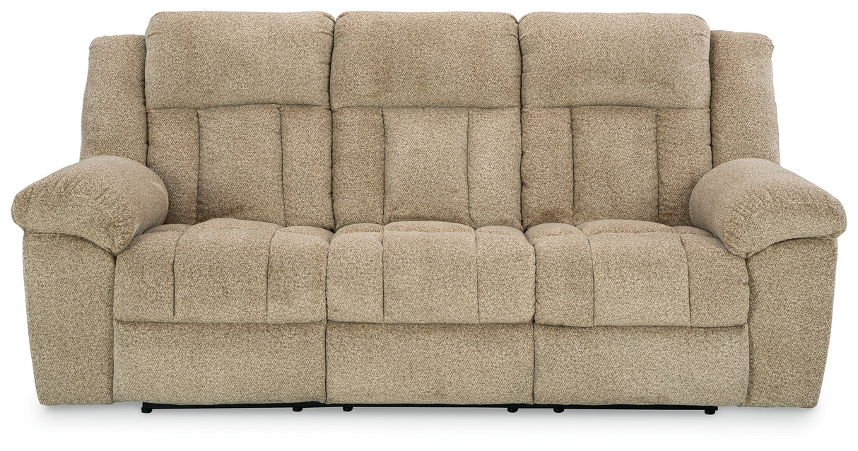 Tip-Off Power Reclining Sofa (Color: Wheat)