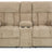 Tip-Off Power Reclining Loveseat (Color: Wheat)