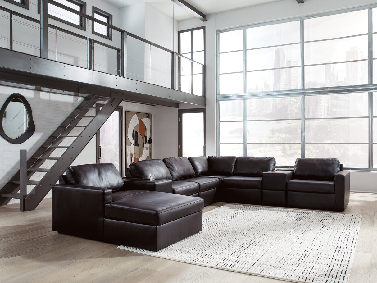 ModMax II 8-Piece Sectional with Chaise and Storage Consoles (Configuration: 8-Piece (ModMax II Left-Arm Facing Corner Chaise, ModMax II Armless Chair, ModMax II Armless Chair, ModMax II Armless Chair, ModMax II Console with Storage, ModMax II Console with Storage, ModMax II Right-Arm Facing Corner Chair, ModMax II Wedge))