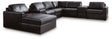 ModMax II 8-Piece Sectional with Chaise and Storage Consoles (Configuration: 8-Piece (ModMax II Left-Arm Facing Corner Chaise, ModMax II Armless Chair, ModMax II Armless Chair, ModMax II Armless Chair, ModMax II Console with Storage, ModMax II Console with Storage, ModMax II Right-Arm Facing Corner Chair, ModMax II Wedge))