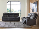 Mackmenville 2-Piece Reclining Sofa and Reclining Loveseat with Console