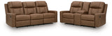 Mackmenville 2-Piece Reclining Sofa and Reclining Loveseat with Console
