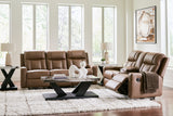 Mackmenville 2-Piece Reclining Sofa and Reclining Loveseat with Console