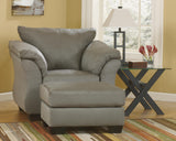 Darcy Ottoman (Color: Cobblestone)