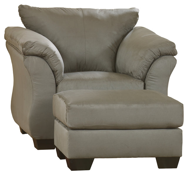 Darcy 2-Piece Chair and Ottoman (Chair, Ottoman)