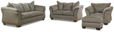 Darcy 4-Piece Sofa, Loveseat, Chair and Ottoman (Ottoman, Chair, Sofa, Loveseat)