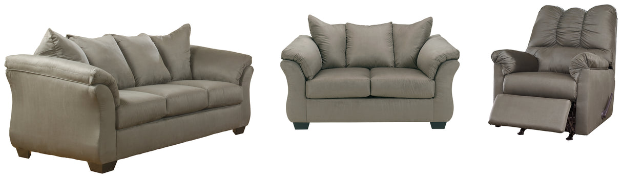 Darcy 3-Piece Sofa, Loveseat and Recliner (Recliner, Loveseat, Sofa)