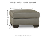 Darcy Ottoman (Color: Cobblestone)