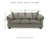 Darcy 4-Piece Sofa, Loveseat, Chair and Ottoman (Ottoman, Chair, Sofa, Loveseat)