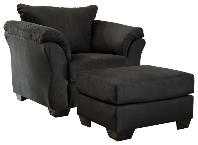 Darcy 2-Piece Chair and Ottoman (Ottoman, Chair)