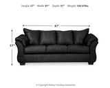 Darcy Sofa (Color: Black)