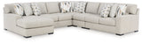 Laurelgrove 4-Piece Sectional with Chaise (Configuration: 5-Piece (Laurelgrove Left-Arm Facing Corner Chaise, Laurelgrove Armless Loveseat, Laurelgrove Armless Chair, Laurelgrove Right-Arm Facing Loveseat, Laurelgrove Wedge))