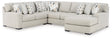 Laurelgrove 4-Piece Sectional with Chaise (Configuration: 4-Piece (Laurelgrove Right-Arm Facing Corner Chaise, Laurelgrove Armless Loveseat, Laurelgrove Left-Arm Facing Loveseat, Laurelgrove Wedge))