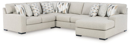 Laurelgrove 4-Piece Sectional with Chaise (Configuration: 4-Piece (Laurelgrove Right-Arm Facing Corner Chaise, Laurelgrove Armless Loveseat, Laurelgrove Left-Arm Facing Loveseat, Laurelgrove Wedge))