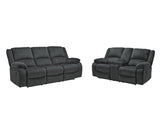 Draycoll 2-Piece Sofa and Loveseat (Reclining Sofa, Reclining Loveseat with Console)