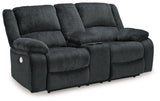 Draycoll 2-Piece Sofa and Loveseat (Power Reclining Sofa, Power Reclining Loveseat with Console)