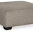 Ballinasloe Oversized Ottoman (Color: Platinum)