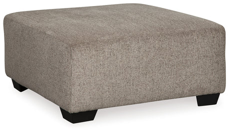 Ballinasloe Oversized Ottoman (Color: Platinum)