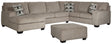80702 4-Piece Sectional with Ottoman (Ballinasloe Oversized Ottoman, Ballinasloe Left-Arm Facing Corner Chaise, Ballinasloe Armless Loveseat, Ballinasloe Right-Arm Facing Sofa)