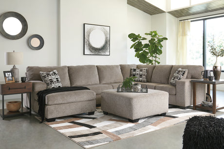 80702 4-Piece Sectional with Ottoman (Ballinasloe Oversized Ottoman, Ballinasloe Left-Arm Facing Corner Chaise, Ballinasloe Armless Loveseat, Ballinasloe Right-Arm Facing Sofa)