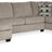Ballinasloe 3-Piece Sectional with Chaise (Color: Platinum, Sectional Orientation: Left Arm Facing)