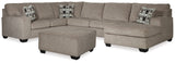 80702 4-Piece Sectional with Ottoman (Ballinasloe Oversized Ottoman, Ballinasloe Right-Arm Facing Corner Chaise, Ballinasloe Armless Loveseat, Ballinasloe Left-Arm Facing Sofa)