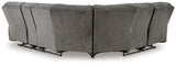 Museum 2-Piece Reclining Sectional (Color: Pewter)