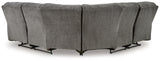 Museum 2-Piece Reclining Sectional (Color: Pewter)