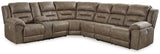 Ravenel 3-Piece Power Reclining Sectional (Configuration: 4-Piece (Ravenel Left-Arm Facing Power Reclining Loveseat with Console, Ravenel Armless Chair, Ravenel Right-Arm Facing Power Reclining Loveseat, Ravenel Wedge))