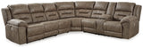Ravenel 3-Piece Power Reclining Sectional (Configuration: 4-Piece (Ravenel Armless Chair, Ravenel Left-Arm Facing Power Reclining Loveseat, Ravenel Wedge, Ravenel Right-Arm Facing Power Reclining Loveseat with Console))