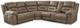 Ravenel 3-Piece Power Reclining Sectional (Configuration: 3-Piece (Ravenel Left-Arm Facing Power Reclining Loveseat, Ravenel Wedge, Ravenel Right-Arm Facing Power Reclining Loveseat with Console))